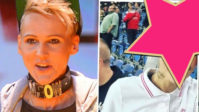 Agnieszka Chylińska ma czarne włosy. Zdjęcia 2016