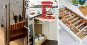 19 ciekawych rozwiązań z wykorzystaniem mebli kuchennych. Naprawdę przydatne!