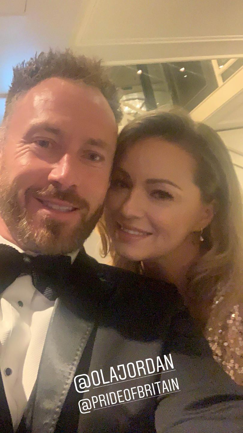 Ola Jordan i James Jordan podczas brytyjskiej gali