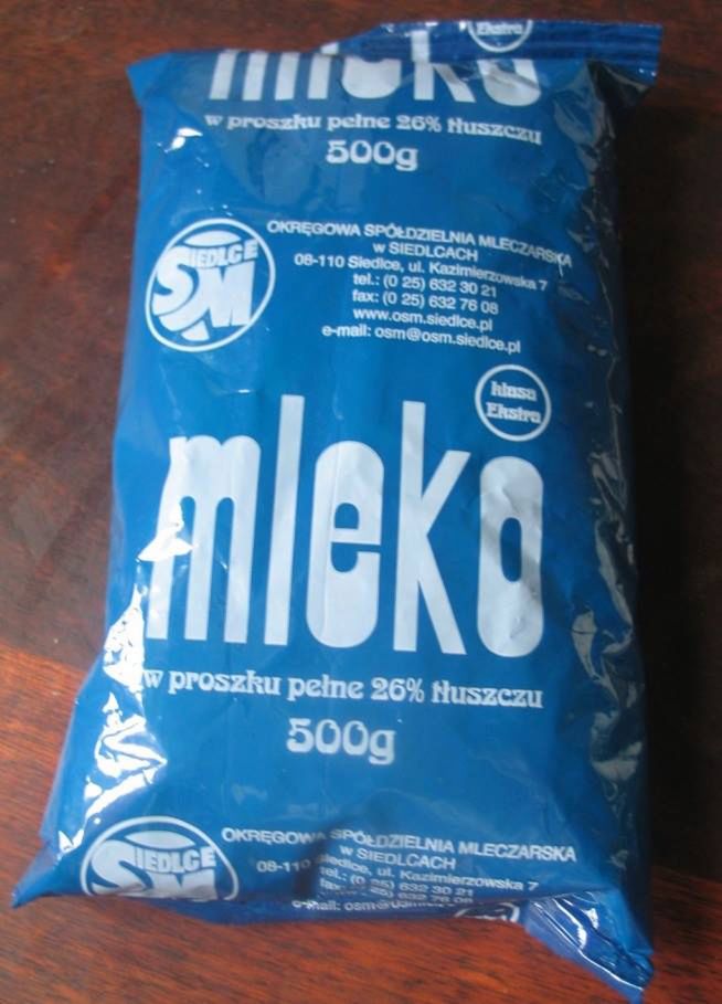 Mleko w proszku- Pyszności