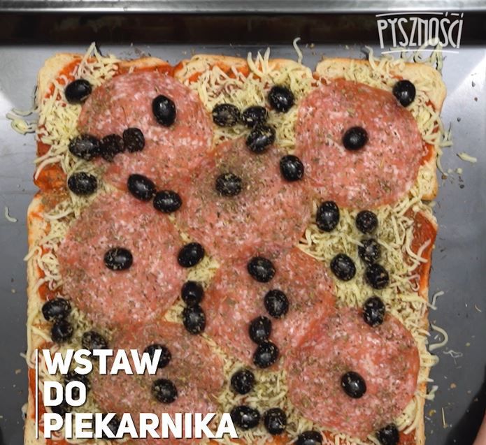 Tost XXL z piekarnika- Pyszności