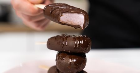 Truskawkowe lody z blendera