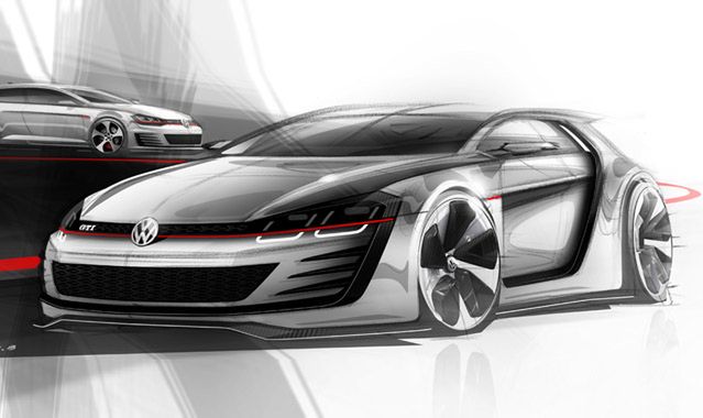 Volkswagen Design Vision GTI: 503 KM w Golfie
