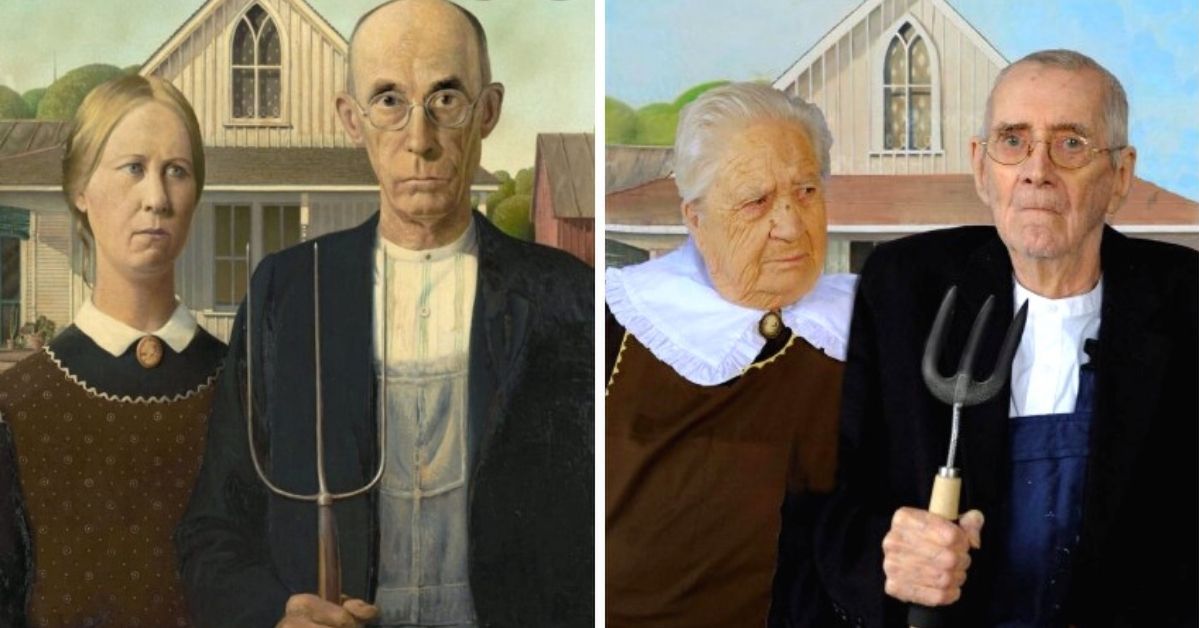 Seniors Recreated Famous Paintings for a Calendar