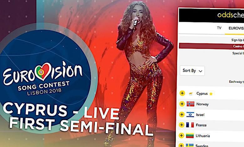 Eleni Foureira z Cypru wygra Eurowizję 2018?