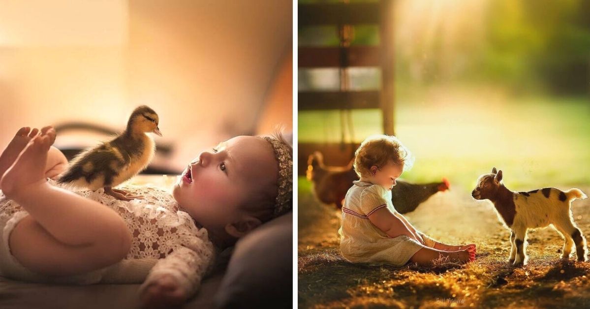 17 magicznych zdjęć dzieci z milusińskimi zwierzątkami. Bajeczne sesje niezwykłego dzieciństwa