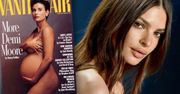 Emily Ratajkowski odtworzyła legendarną, ciążową sesję Demi Moore. W pierwszej chwili można je pomylić
