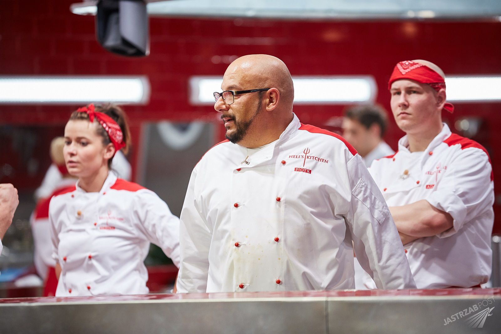 Katarzyna Skrzynecka i Piotr Gąsowski w Hell's Kitchen