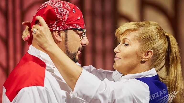 Katarzyna Skrzynecka i Piotr Gąsowski w Hell's Kitchen