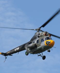 Wojskowy śmigłowiec zahaczył o linię energetyczną. Awaria prądu w Pomorskiem