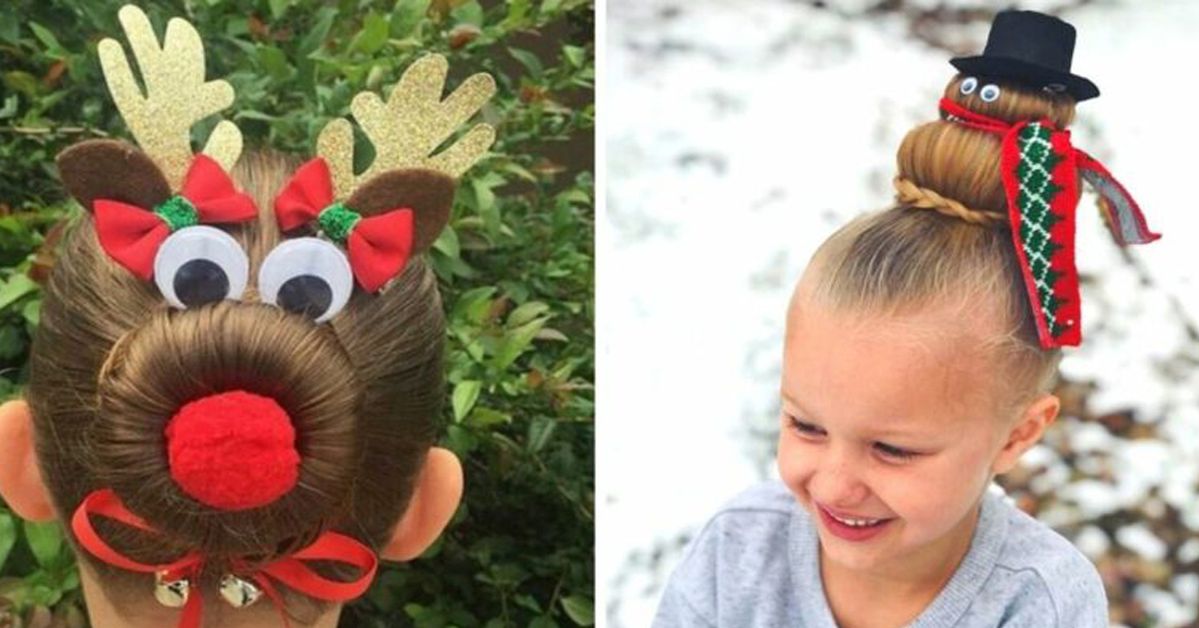 21 Examples of Christmas Hairstyle for Girls. Every Little Lady Will Be Delighted!