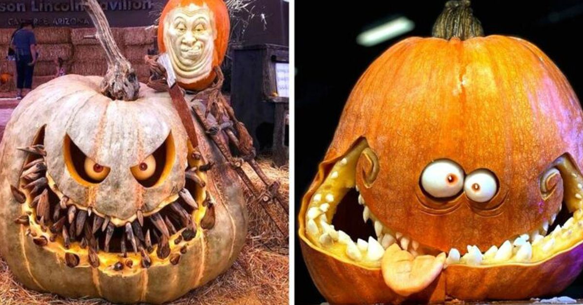 17 Pumpkin Sculptures Representing Top Artistic Level