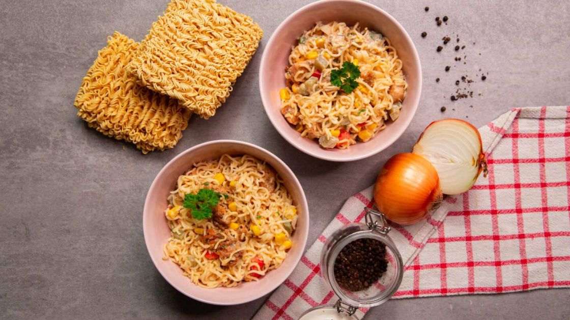 Sałatka z zupek chińskich- Pyszności