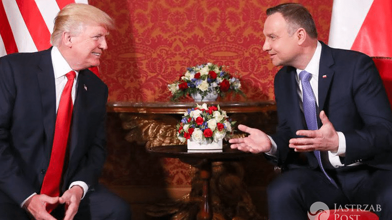 Donald Trump spotkał się z Andrzejem Dudą