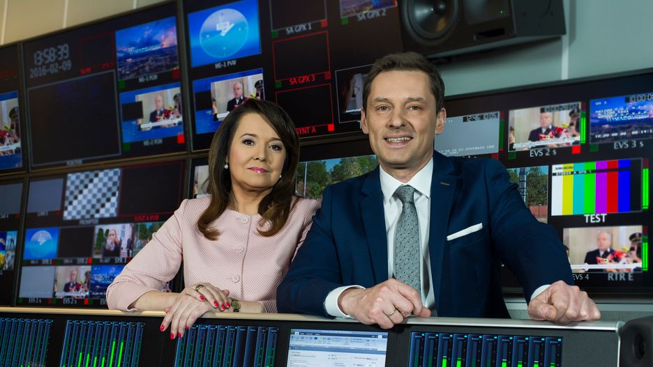 Danuta Holecka i Krzysztof Ziemiec - gwiazdy "Wiadomości"
