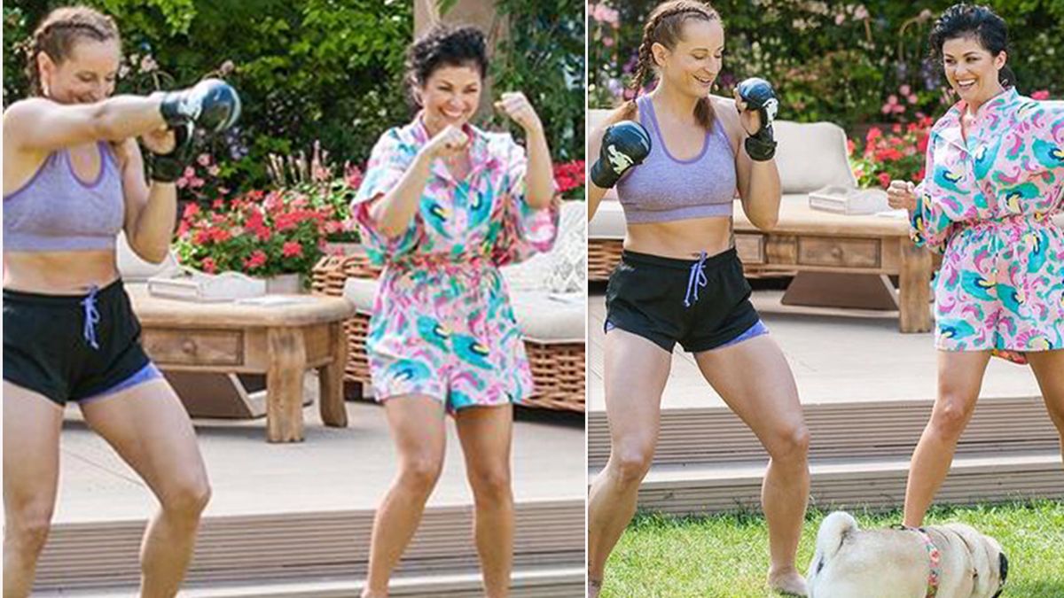 Kasia Cichopek i mistrzyni MMA