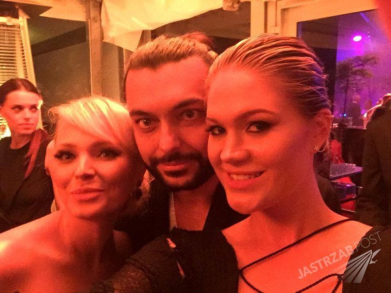 Kamil Haidar, Zosia Ślotała i Agnieszka Jastrzębska na Balu Fundacji TVN
