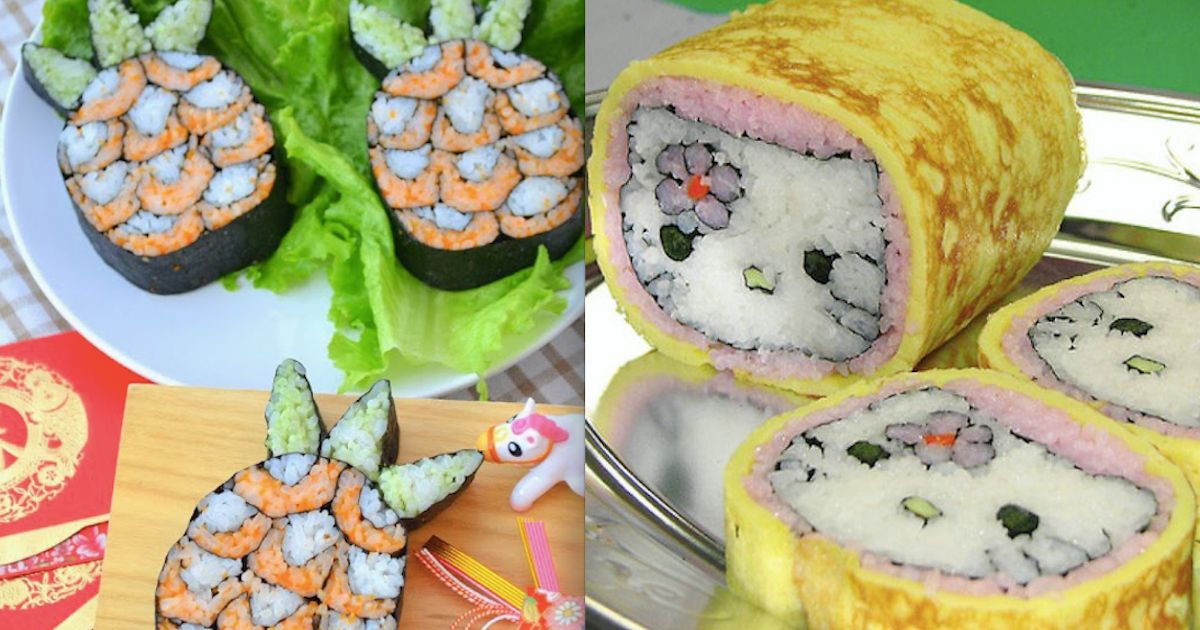 15 zdjęć, które pokazują, że przyrządzanie sushi może być świetną zabawą. Super pomysł!