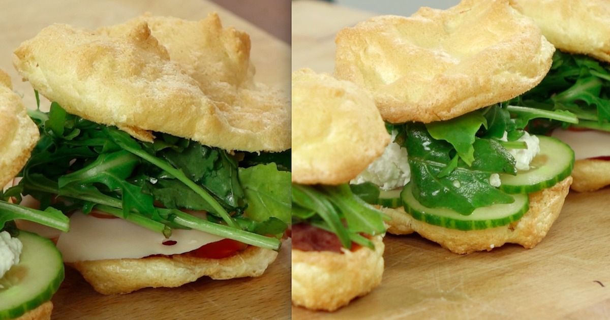 Domowe bułeczki bezwęglowodanowe