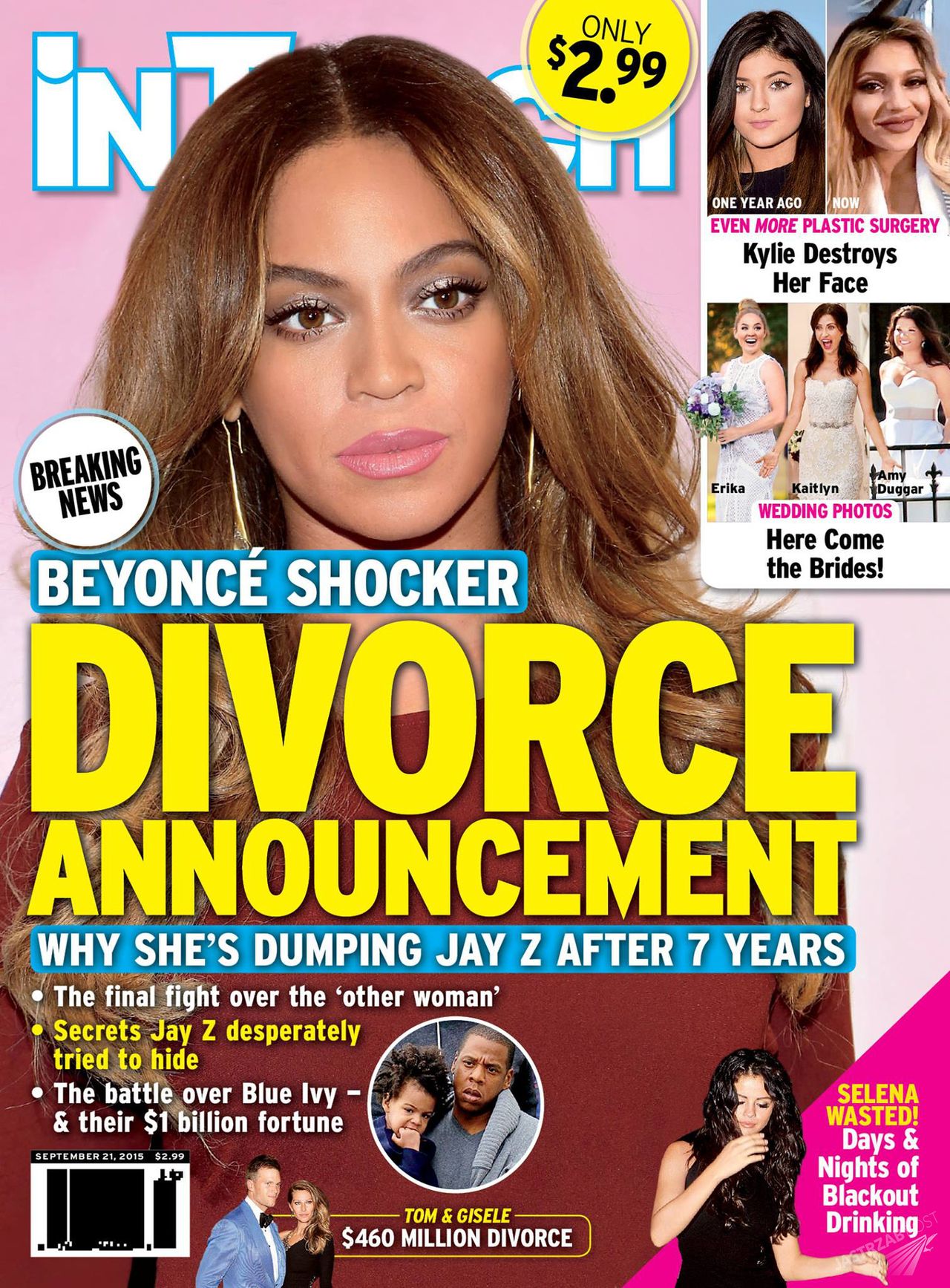 Beyonce i Jay-Z rozstali się? Okładka InTouch