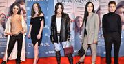Gwiazdy na premierze filmu "Chleb i sól": Olga Bołądź, Dorota Miśkiewicz, Marta Konarzewska