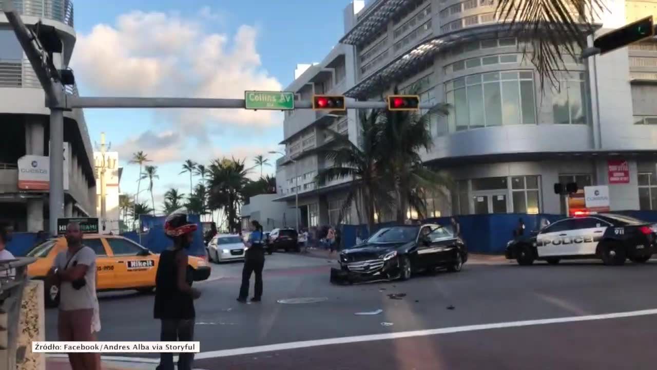 Miami: kobieta potrąciła policjanta i uciekła. Została zastrzelona