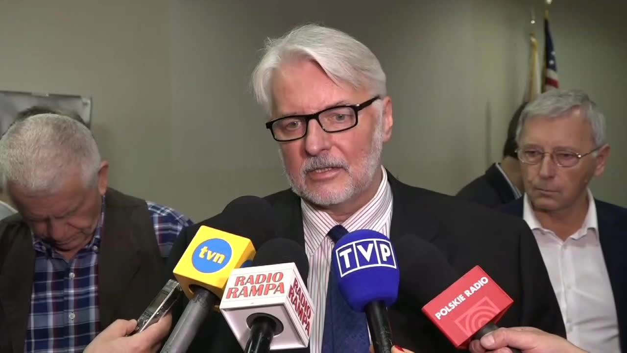 W. Waszczykowski o zaproszeniu szefa amerykańskiej dyplomacji