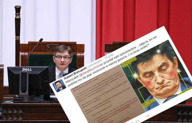 Marszałek żąda sprostowania od "Super Expressu". Nie spodobał mu się róż na policzkach