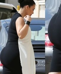 Kim Kardashian szybko rośnie w ciąży!