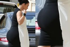 Kim Kardashian szybko rośnie w ciąży!