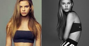 Córka Rusin i Lisa jak rasowa modelka