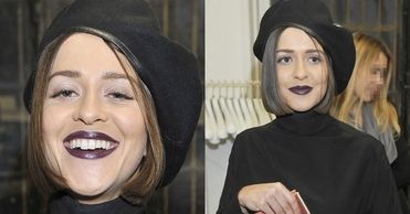 Malwina Wędzikowska w upiornym makijażu i z beretem na głowie!