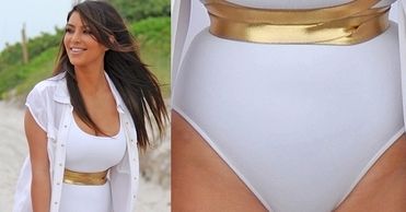 Kim Kardashian: w takim stroju na plażę?!