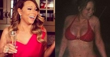 Mariah Carey w bikini na śniegu!