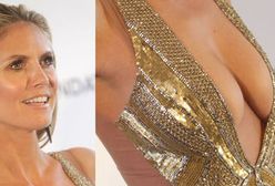 Obwisły biust Heidi Klum