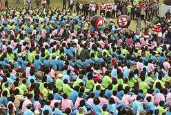 Żywa choinka... z 50 tysięcy ludzi