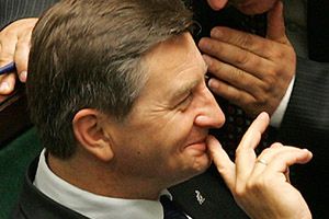 Kuchciński: Tusk skumał się z Lepperem i Giertychem