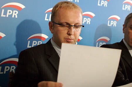 Wierzejski ogłasza wielkość LPR w pustych salach