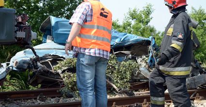 Tragiczny wypadek na przejeździe kolejowym w Łodzi
