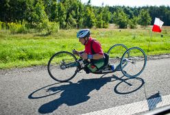 Polski niepełnosprawny kolarz-rekordzista