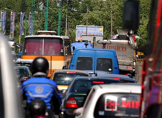 Paraliż na polskich drogach - protestowali transportowcy