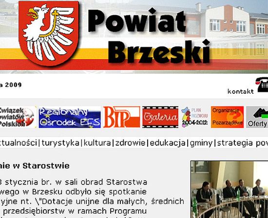 Admin:admin1 - hasło do strony powiatu brzeskiego