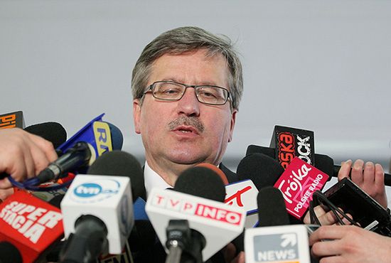 Komorowski: przejmuję obowiązki, wybory w ciągu 74 dni