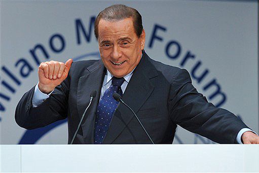 Call girl Berlusconiego na zabawie "I love Silvio"