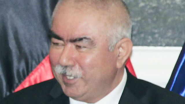 Wiceprezydent Dostum w 2014 roku