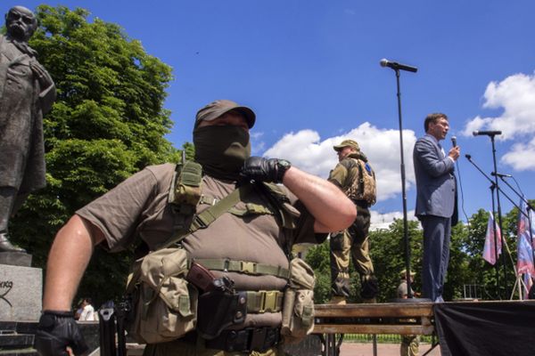 Separatyści zajęli część jednostki wojskowej w Doniecku