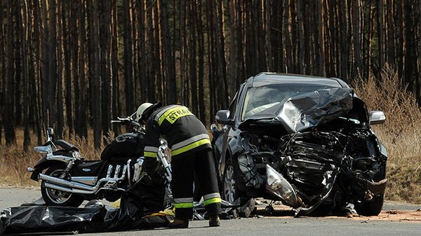 Miejsce tragicznego wypadku w Zielonce