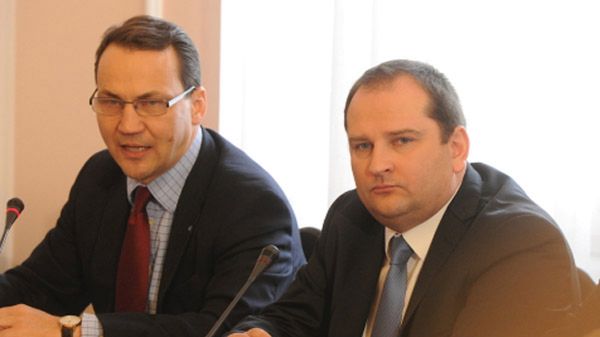 Radosław Sikorski i Tomasz Arabski na posiedzeniu komisji spraw zagranicznych