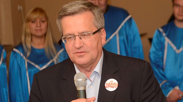 Prezydent Bronisław Komorowski