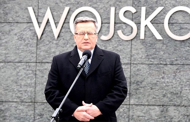 Bronisław Komorowski o zapowiedzi Davida Camerona ws. wsparcia dla Ukrainy: ciekawe działanie